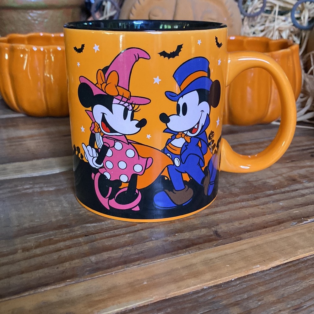 Disney Mickey’s Not So Scary Halloween Mickey and Minnie Mouse Spooky Large Mug